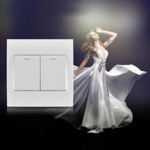 TCL一羅格朗 美淳系列 暗裝雙聯開關