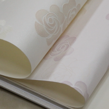 廠家直 發(fā)歐式3D立體 無紡布墻紙防潮即時貼環(huán)保大馬士革花壁紙