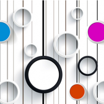 酒吧大型壁紙壁畫 3D現(xiàn)代簡(jiǎn)約無(wú)紡布?jí)?臥室客廳電視背景墻條紋